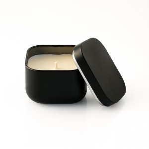 Gyertya van�lia illattal, fekete