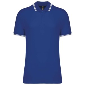 Kariban f�rfi r�vidujj� gall�ros p�l�, Royal Blue/White