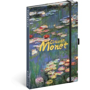 Notesz Claude Monet, lined, 13 � 21 cm