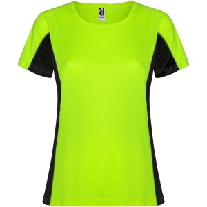 Roly Shanghai r�vid ujj� n�i sportp�l�, fluor green, solid black